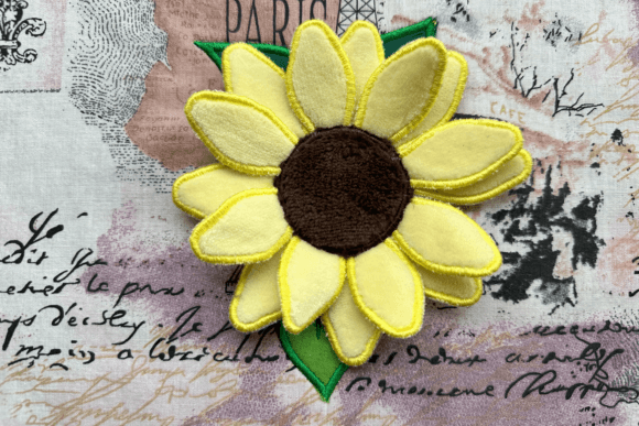 3D Sunflower Appliqué Review