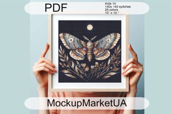 Butterfly Flowers Cross Stitch Pattern Review for Etsy Sellers