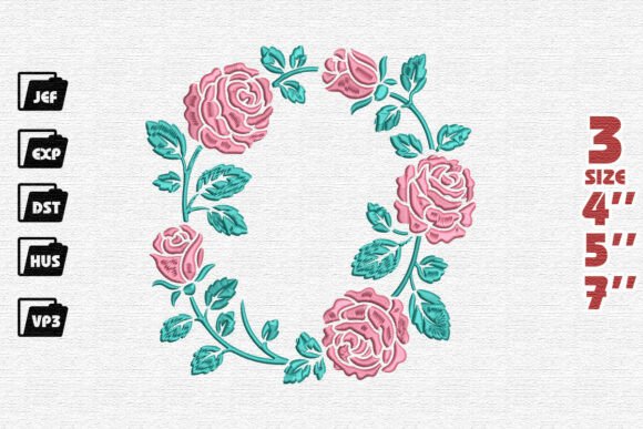 Elegant Roses Embroidery Design Review for Personalized Gifts