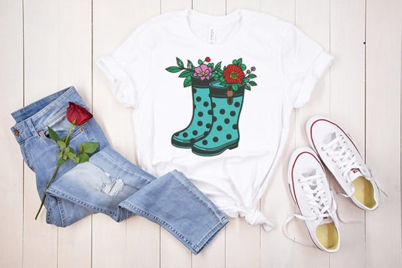 Flowers and Dotted Rubber Boots Review