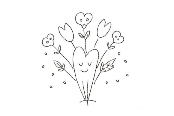 Flowers Bean Stitch Embroidery Design Review