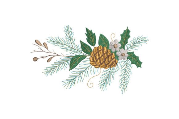 Gilded Fir Cone Embroidery Review