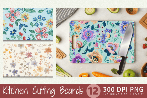 Pastel Embroidery Flowers Cutting Boards: A Designer’s Real-World Evaluation