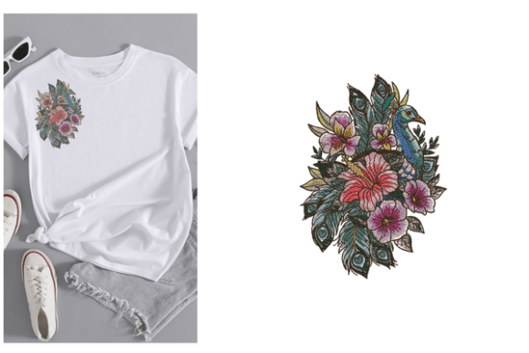 Peacock in Flowers Embroidery Review