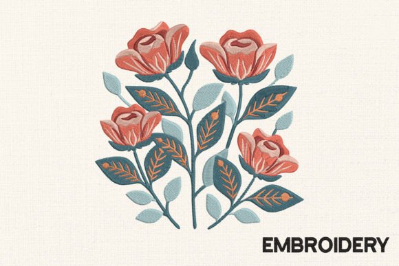 Roses Flowers Embroidery Review
