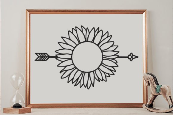 Sunflower Arrow Monogram Review