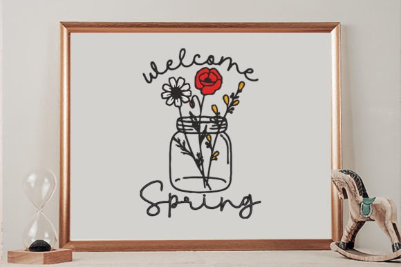 Welcome Spring, Jar Bottle with Wild Flowers Review